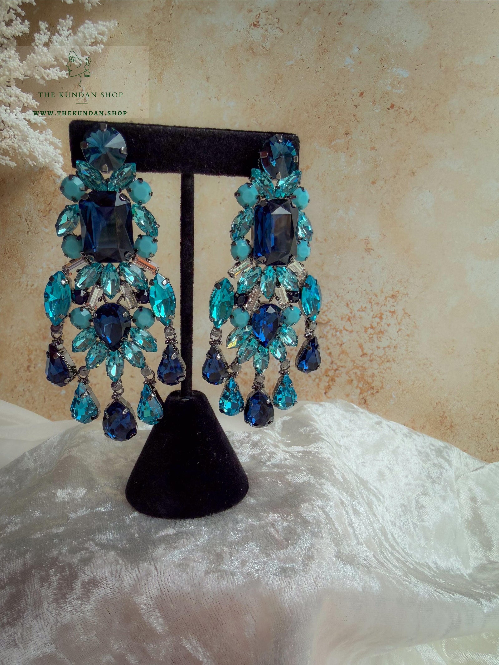 Carefree Glow Earrings THE KUNDAN SHOP 
