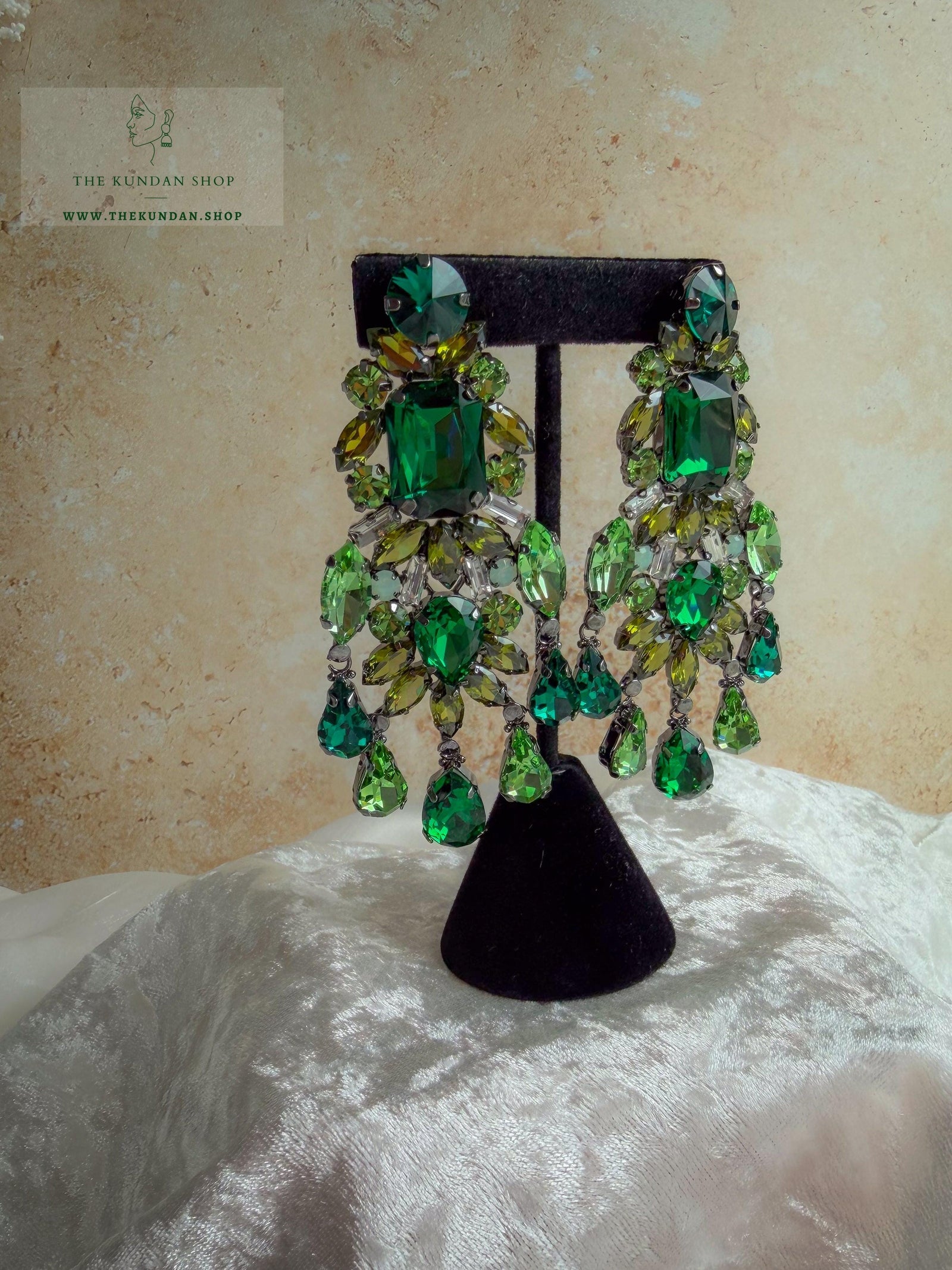 Carefree Glow Earrings THE KUNDAN SHOP 