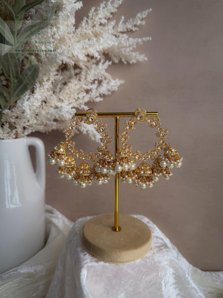 Midnight Hour Earrings THE KUNDAN SHOP 