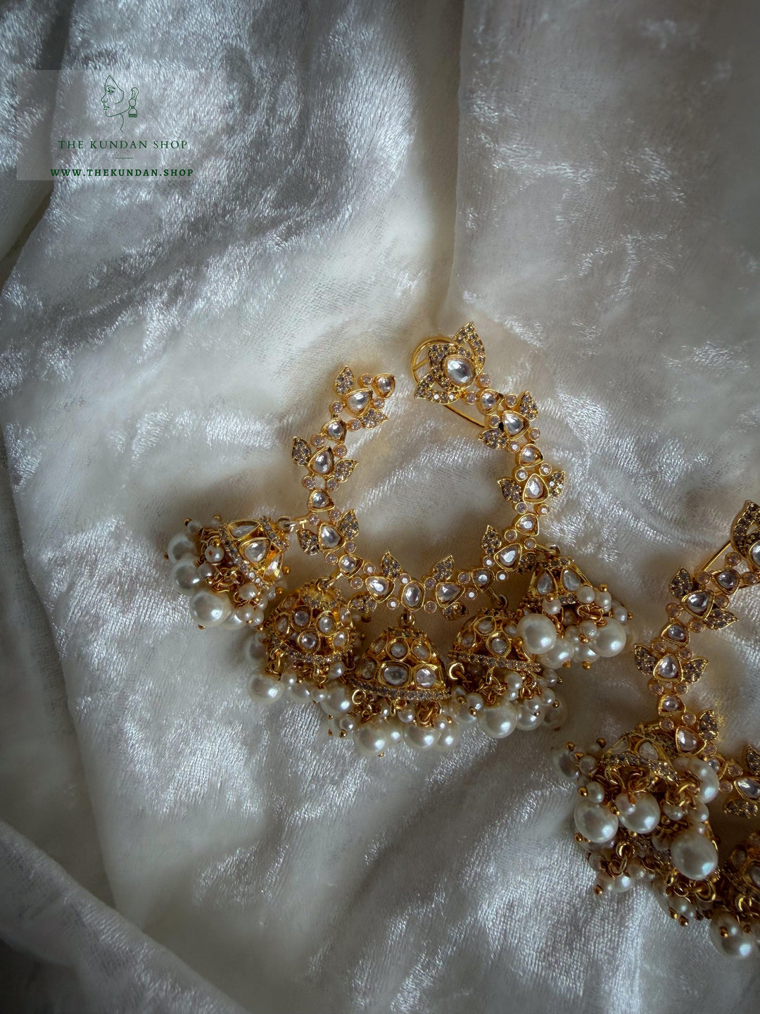 Midnight Hour Earrings THE KUNDAN SHOP 