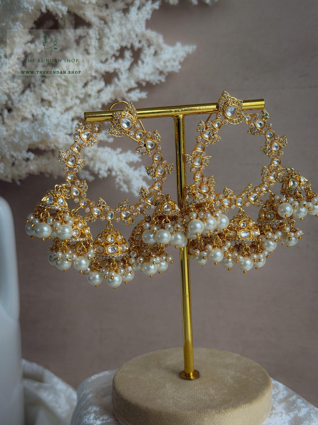 Midnight Hour Earrings THE KUNDAN SHOP 