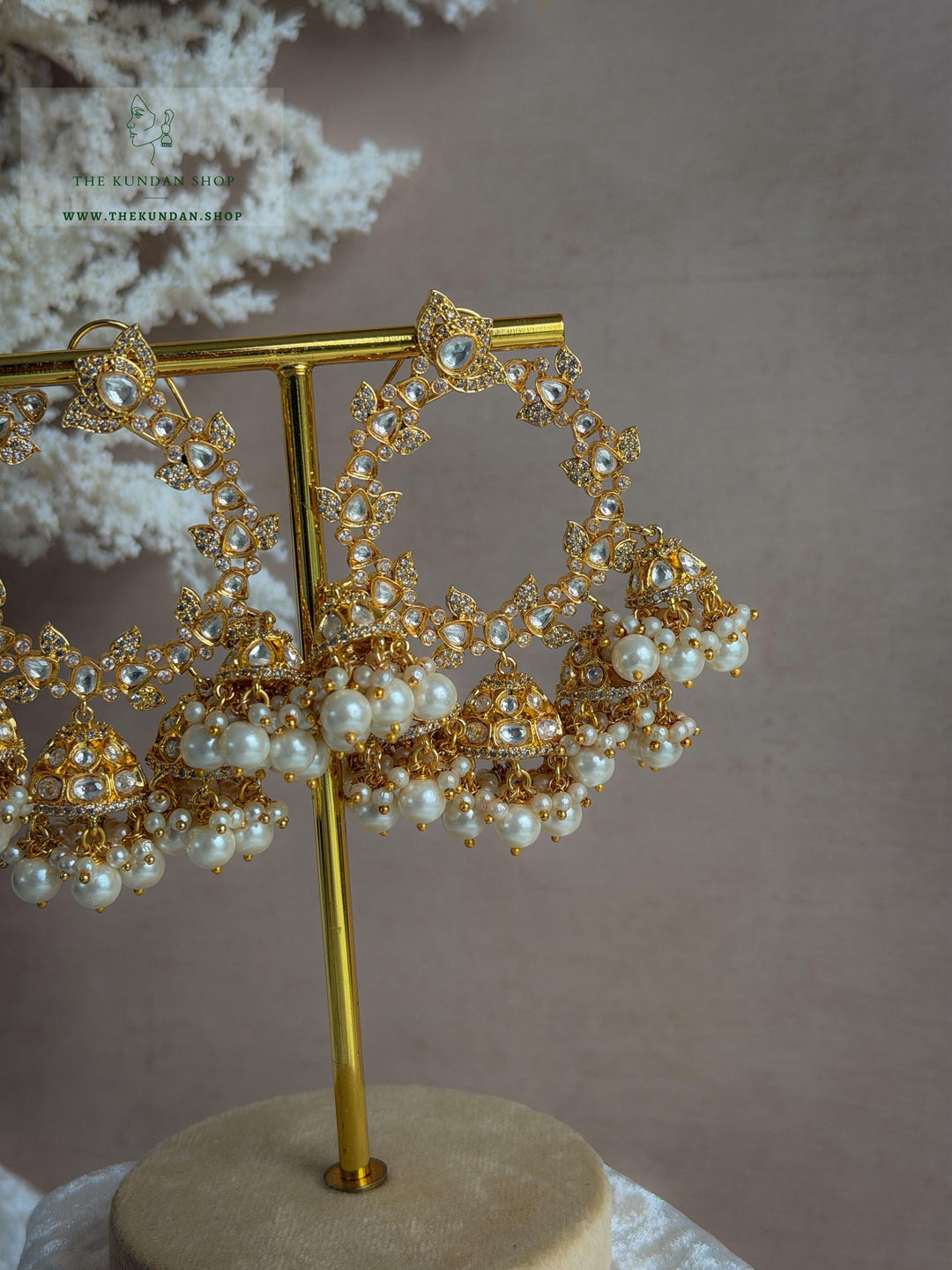 Midnight Hour Earrings THE KUNDAN SHOP 