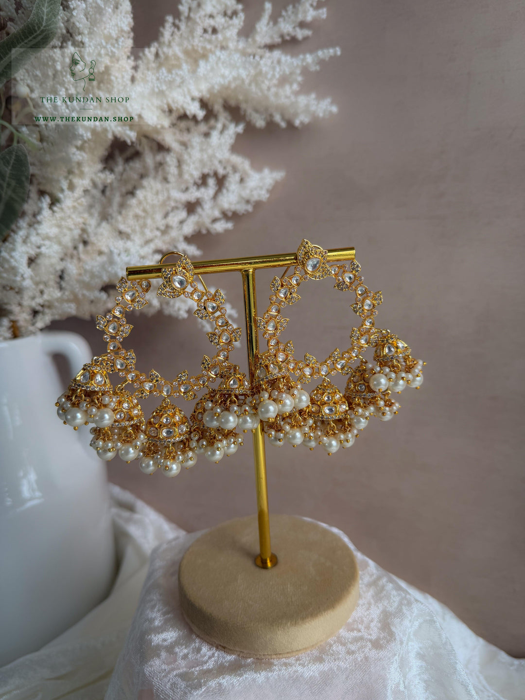 Midnight Hour Earrings THE KUNDAN SHOP 