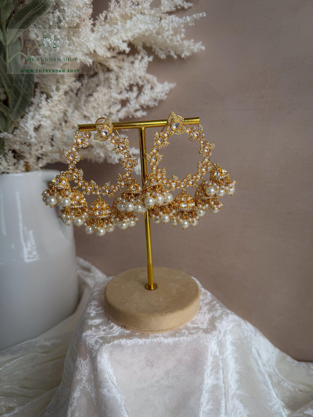 Midnight Hour Earrings THE KUNDAN SHOP 