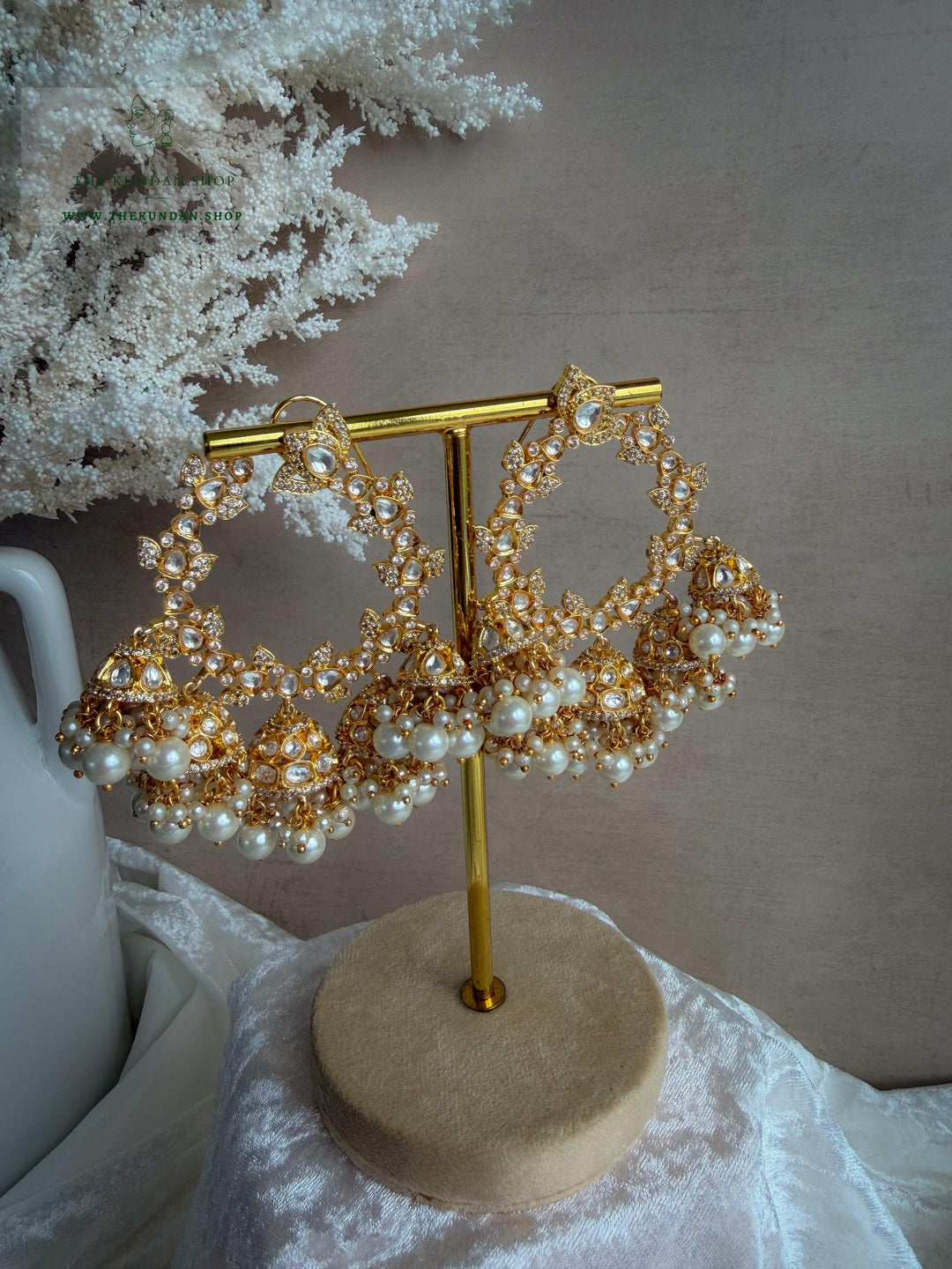 Midnight Hour Earrings THE KUNDAN SHOP 