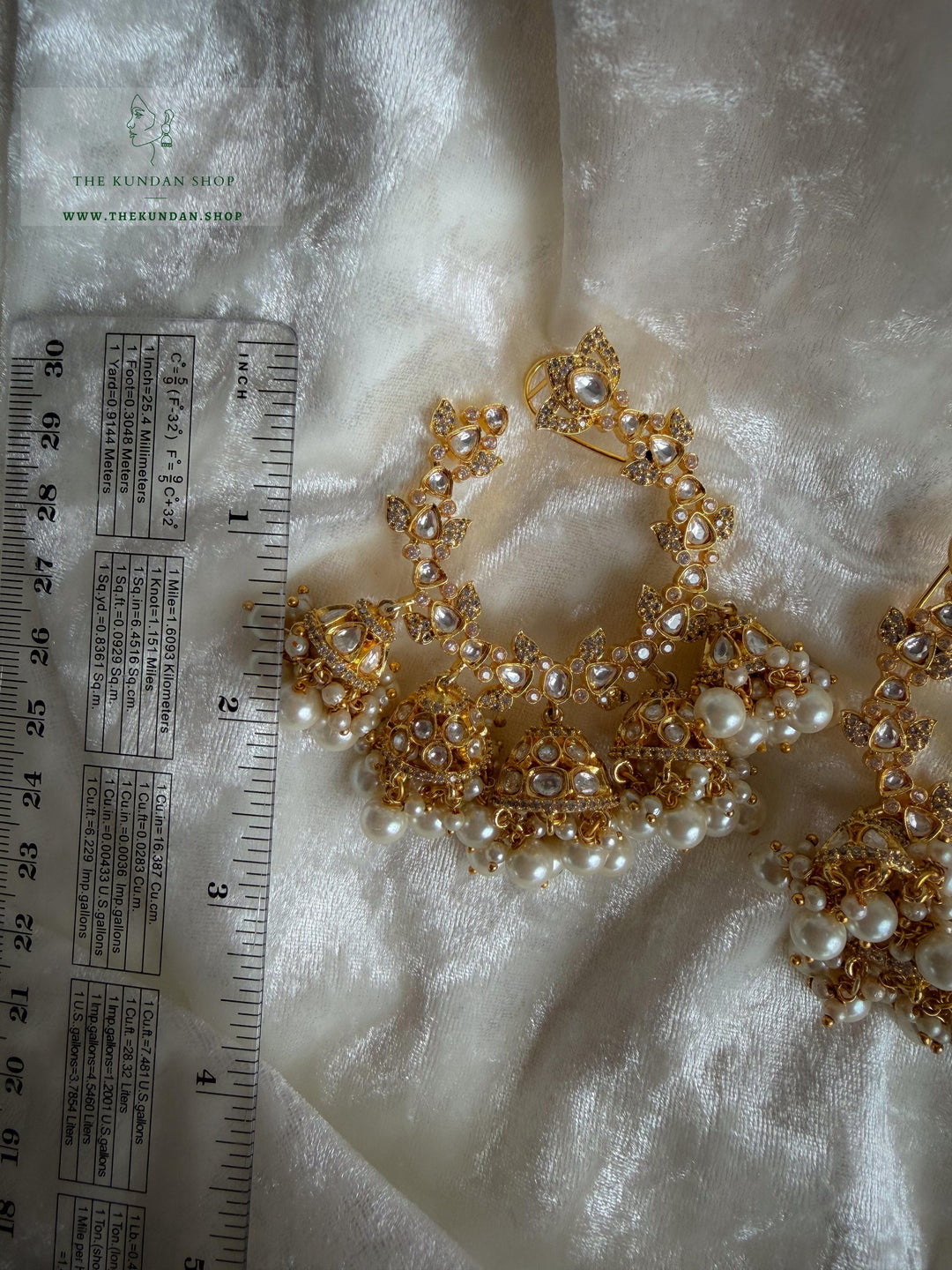 Midnight Hour Earrings THE KUNDAN SHOP 