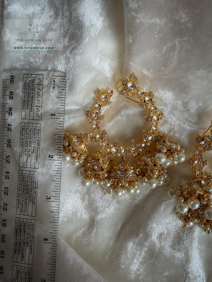 Midnight Hour Earrings THE KUNDAN SHOP 