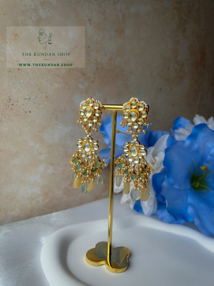 Earth Tones & Florals Earrings THE KUNDAN SHOP 