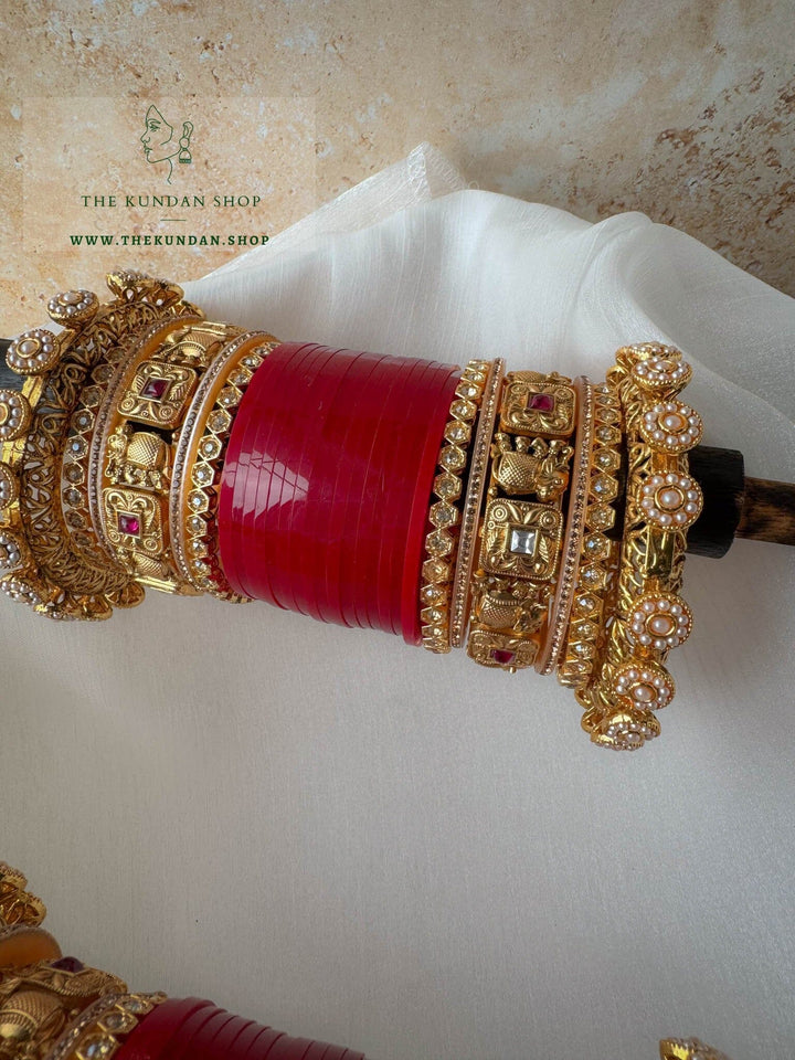 Sentient Pearl Chooda 2.0 Bangles THE KUNDAN SHOP 