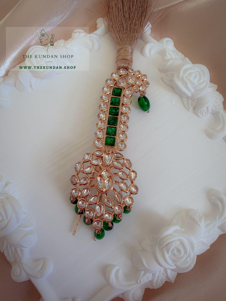 Emerald Stone Line Kalgi Kalgi THE KUNDAN SHOP 
