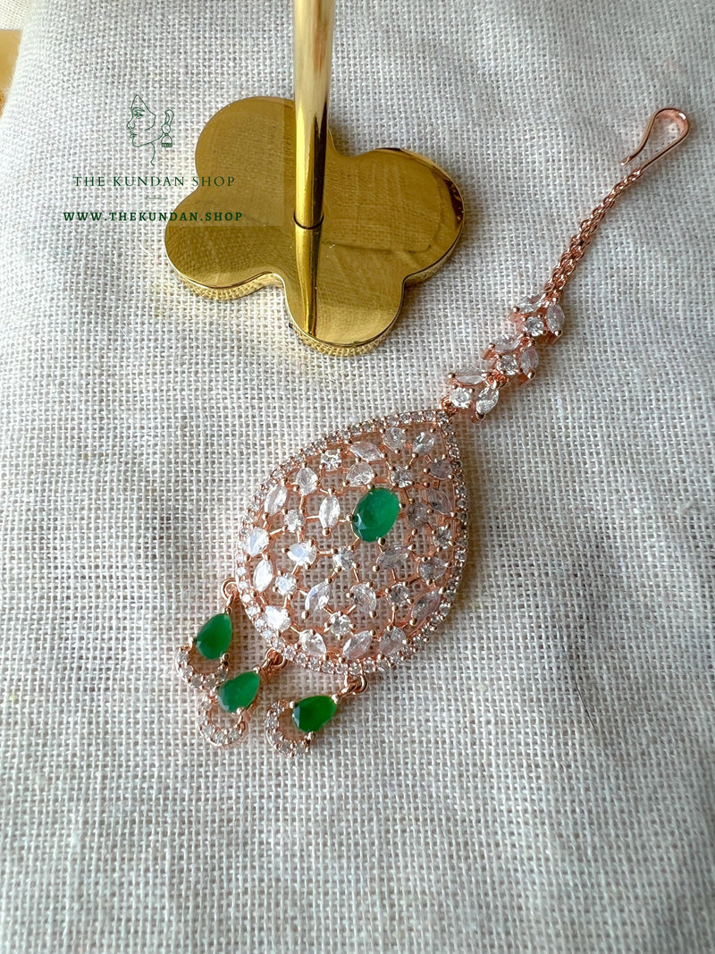 Prized Possession in Emerald Necklace Sets THE KUNDAN SHOP 
