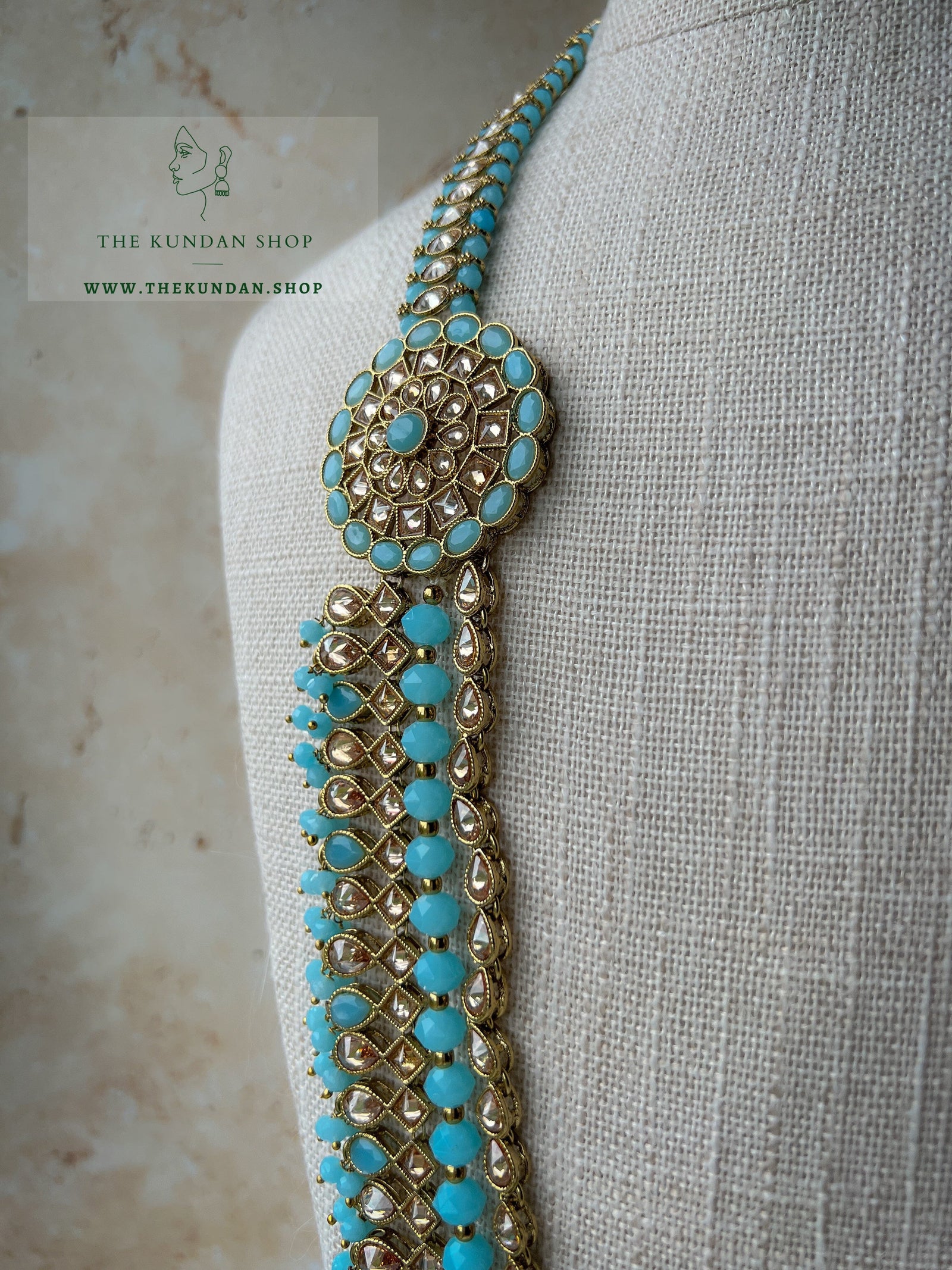 My Story in Blue Necklace Sets THE KUNDAN SHOP 