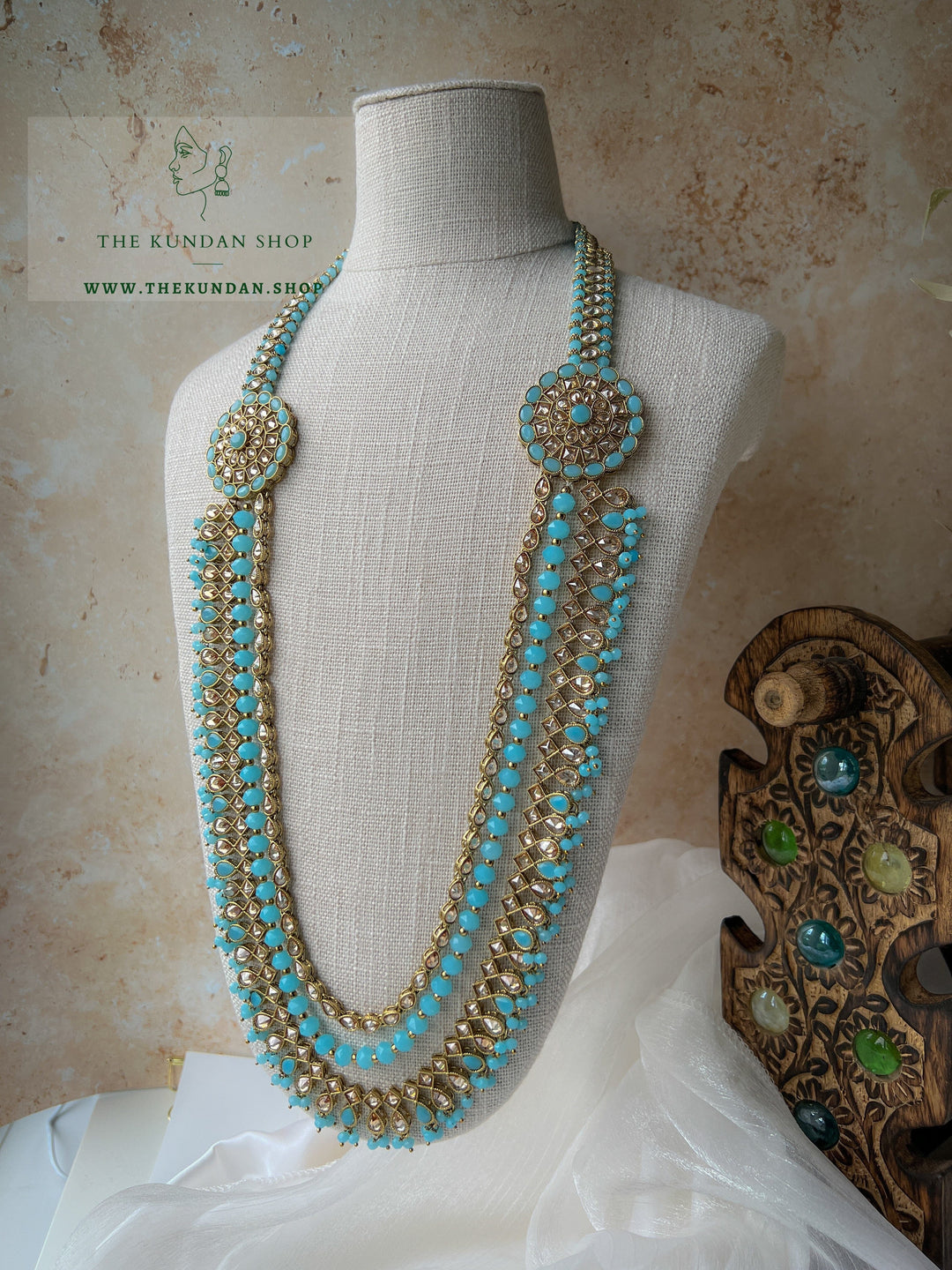 My Story in Blue Necklace Sets THE KUNDAN SHOP 