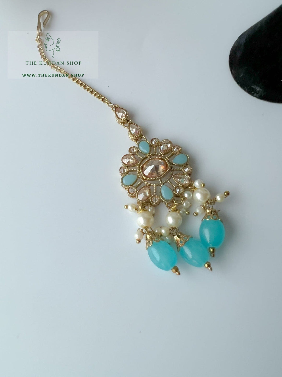 Envy Polki in Blue Necklace Sets THE KUNDAN SHOP 