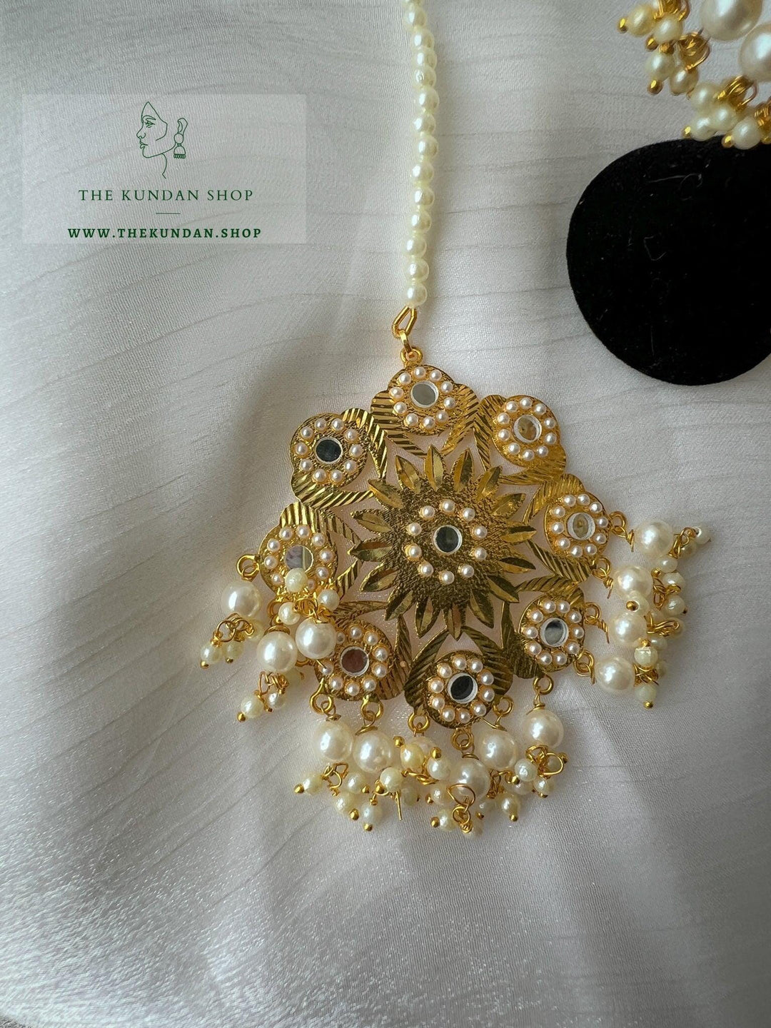 Great Strides in Jadau Earrings + Tikka THE KUNDAN SHOP 