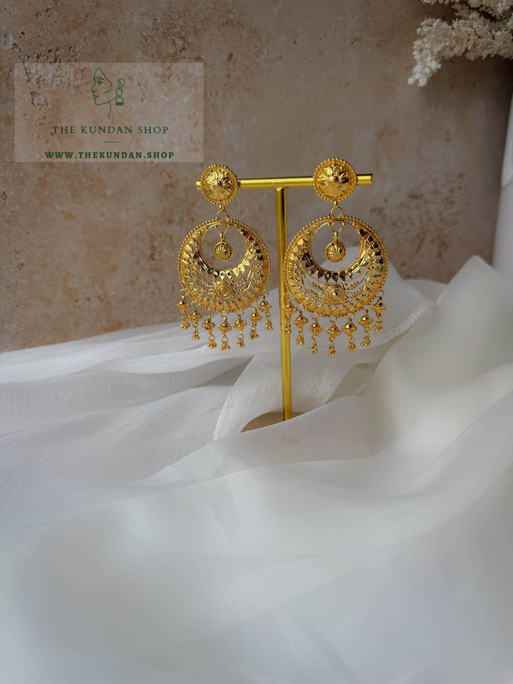 Twirl Chaandbali Earrings THE KUNDAN SHOP 