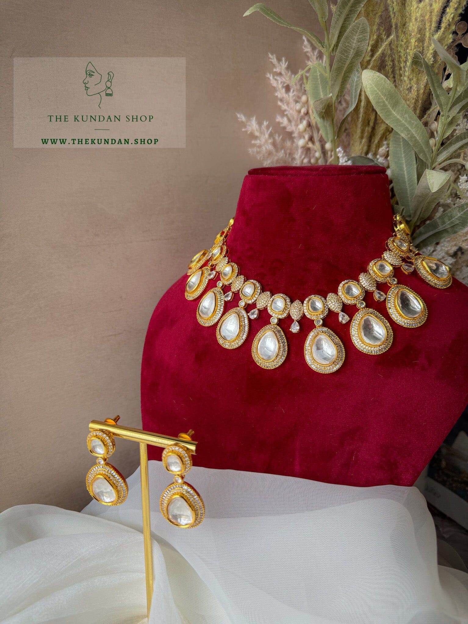 Eternity in Gold Necklace Sets THE KUNDAN SHOP 
