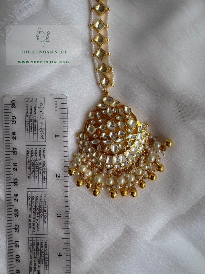 Golden Touch Tikka Maangtikka THE KUNDAN SHOP 
