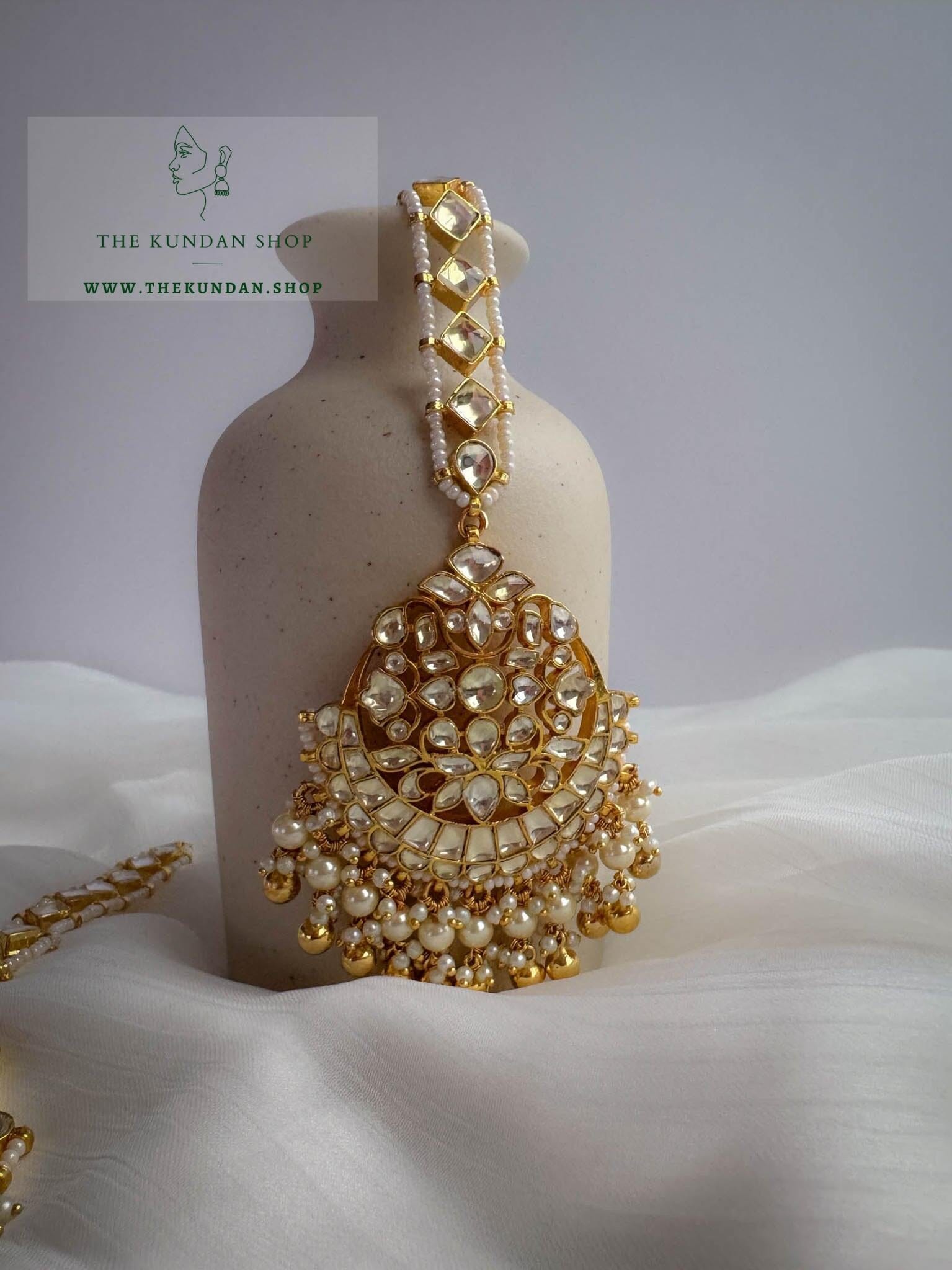 Golden Touch Tikka Maangtikka THE KUNDAN SHOP 