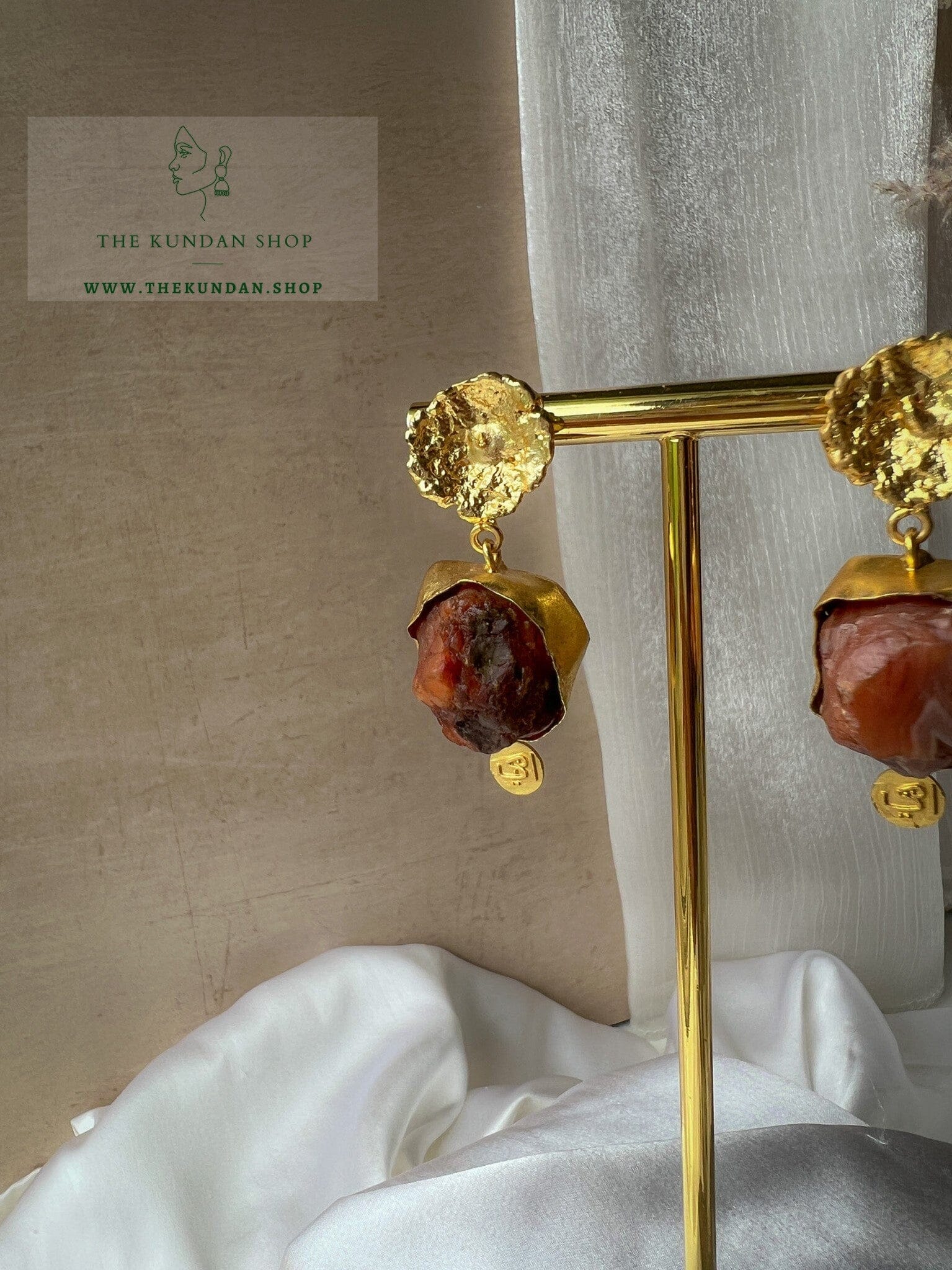 Fools in Red Earrings THE KUNDAN SHOP 