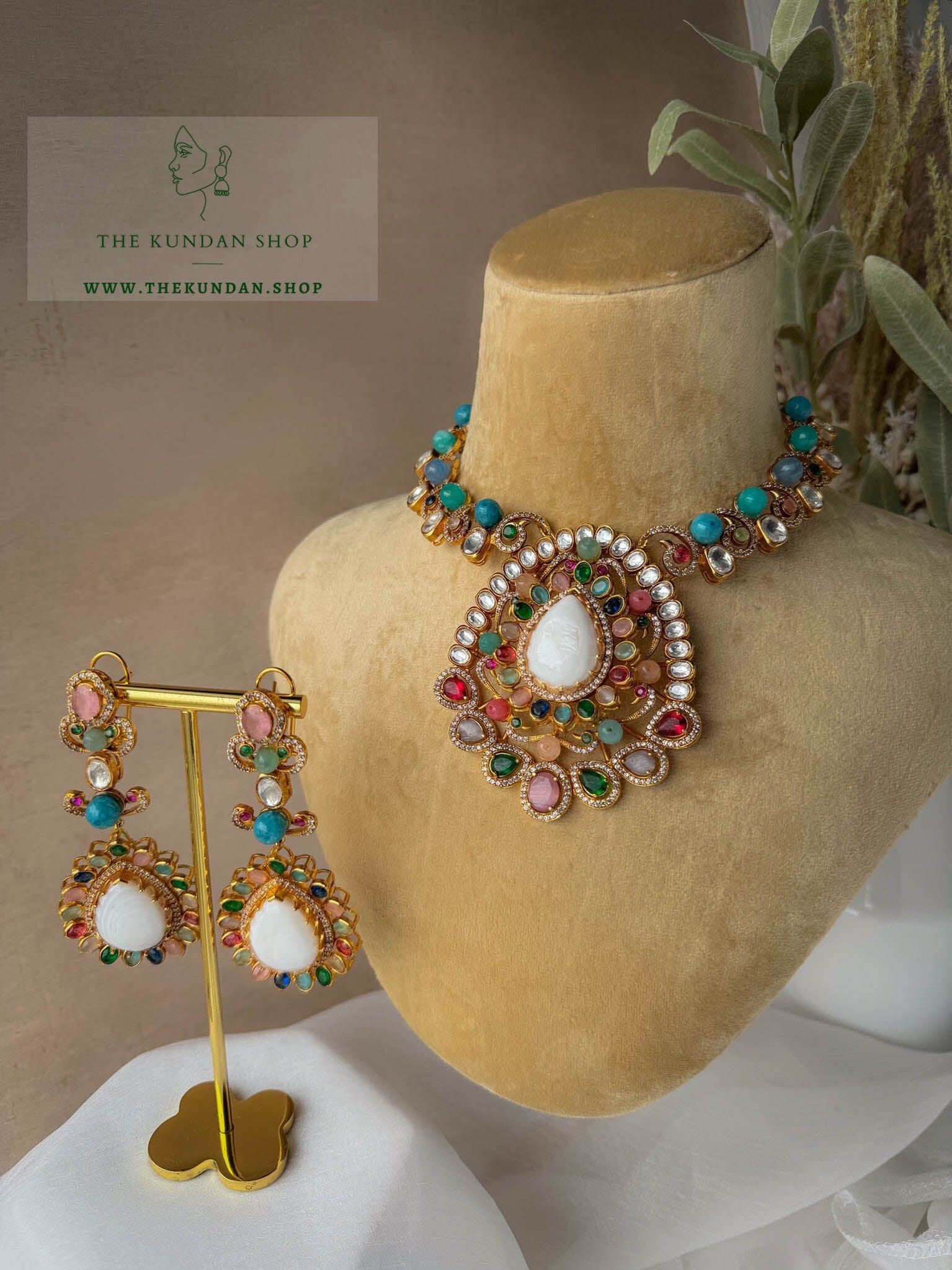 Proven Pearl in Gold Necklace Sets THE KUNDAN SHOP 