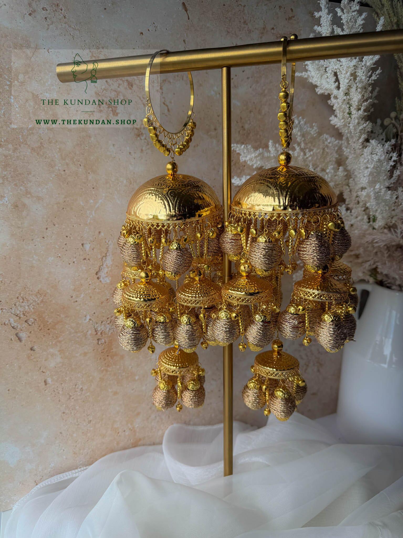 Golden Layer Nest Kaleeray Kaleeray THE KUNDAN SHOP 