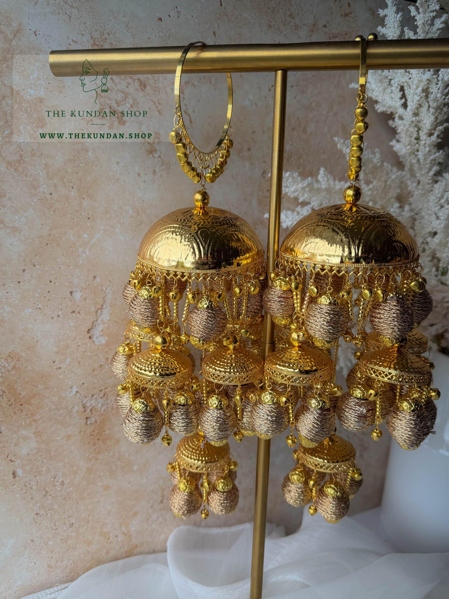 Golden Layer Nest Kaleeray Kaleeray THE KUNDAN SHOP 