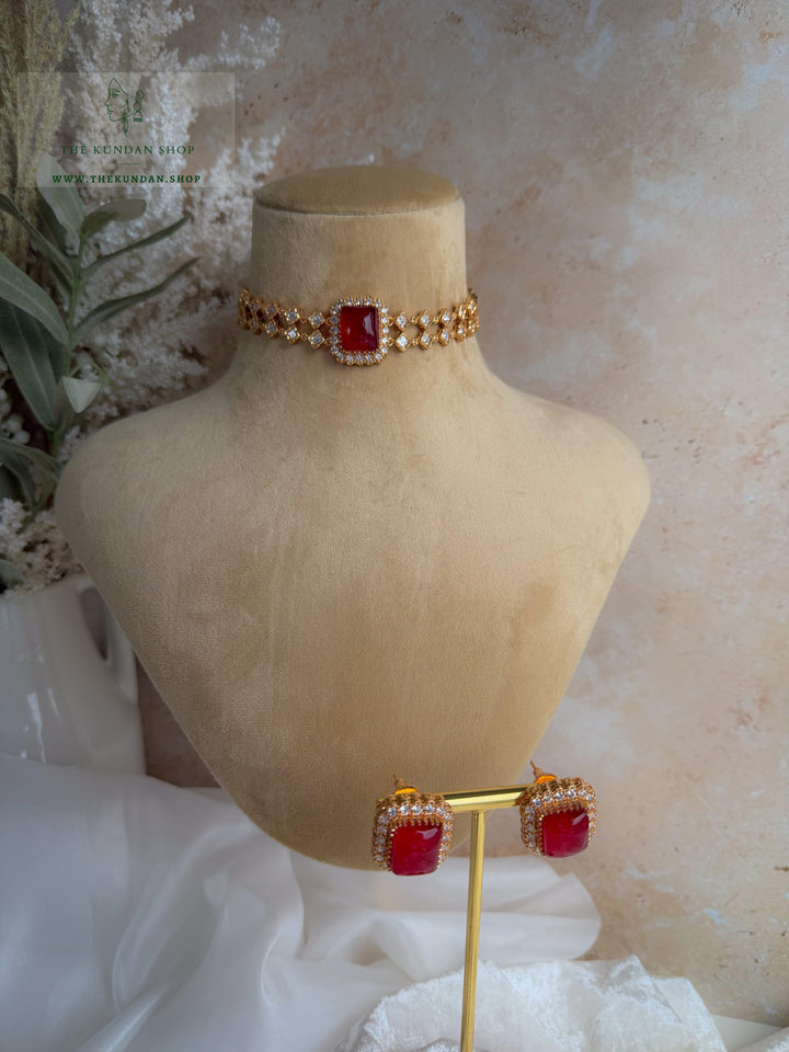 At A Glance in Ruby Necklace Sets THE KUNDAN SHOP 