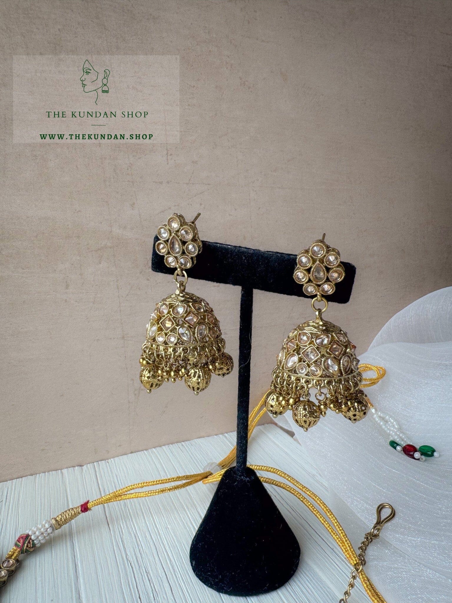 Saving Grace in Gold Necklace Sets THE KUNDAN SHOP 