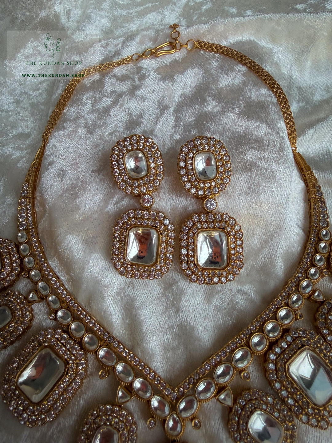 Tender in Golden Necklace Sets THE KUNDAN SHOP 