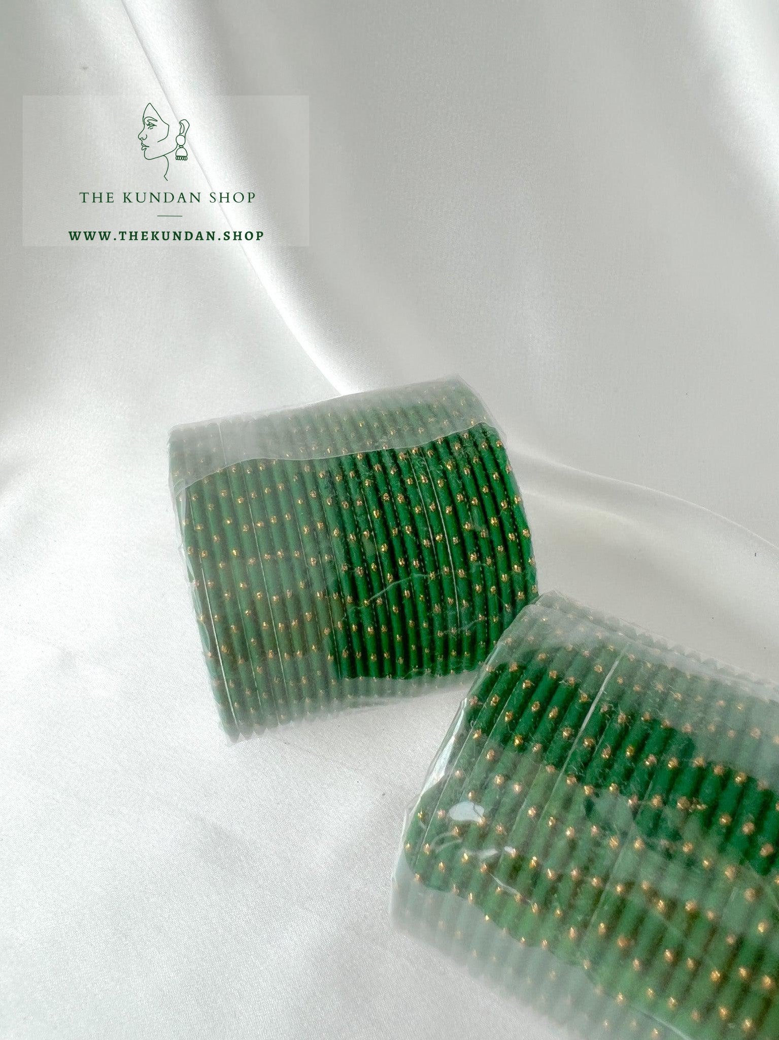 Childs Bangles in Green Bangles THE KUNDAN SHOP 