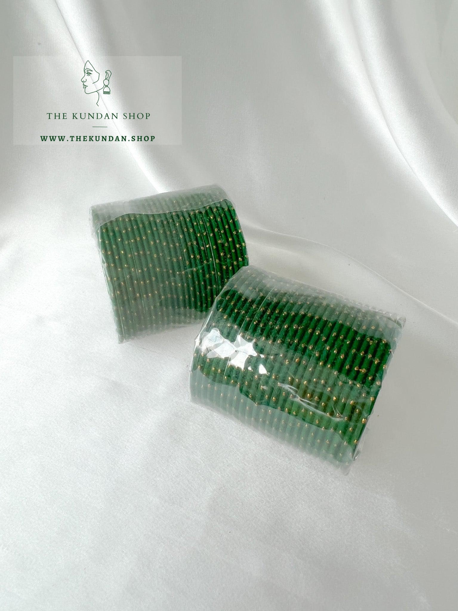 Childs Bangles in Green Bangles THE KUNDAN SHOP 