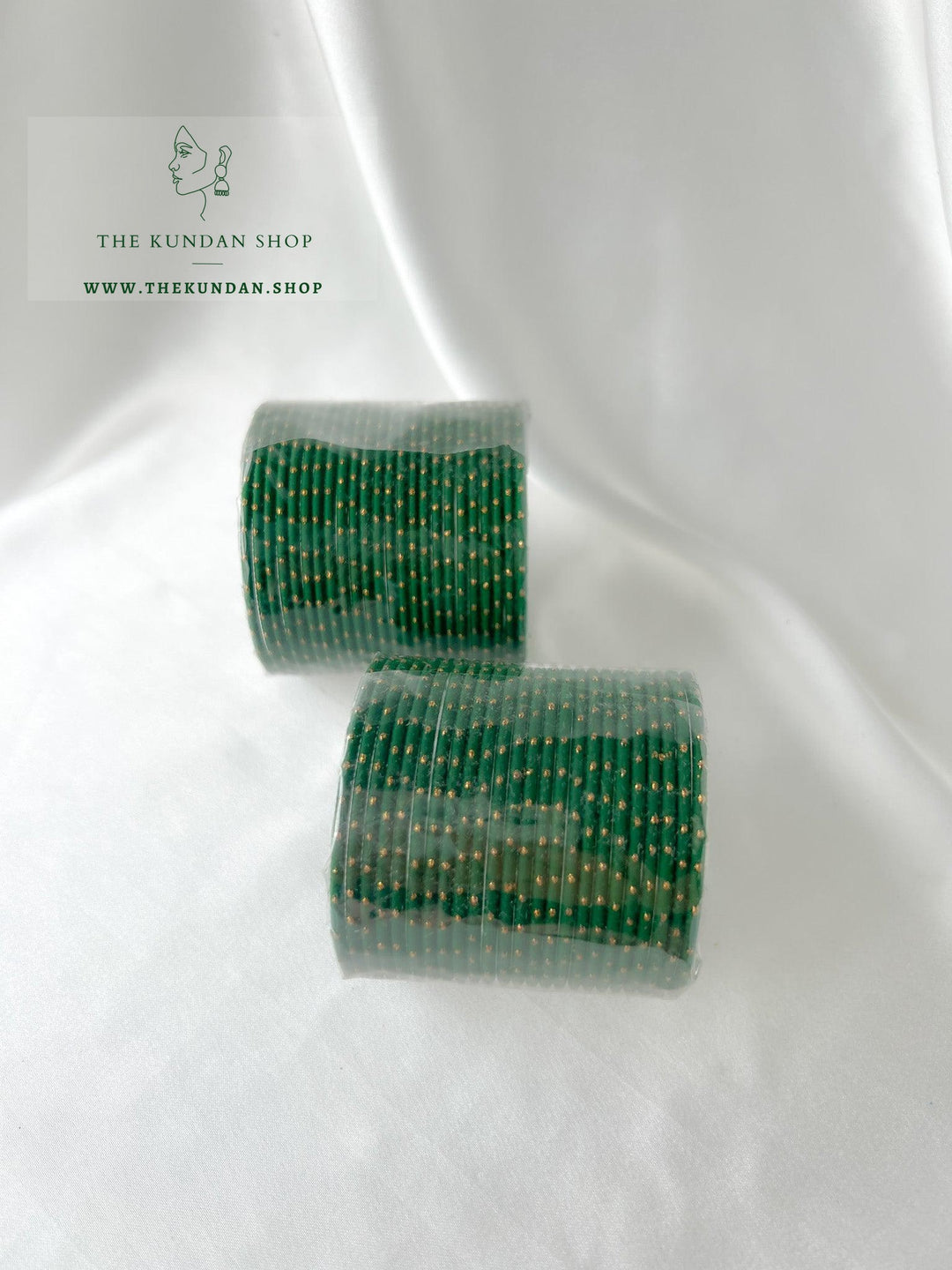 Childs Bangles in Green Bangles THE KUNDAN SHOP 