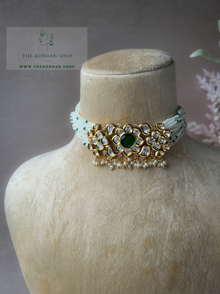 Saintly Florals in Kundan Necklace Sets THE KUNDAN SHOP 