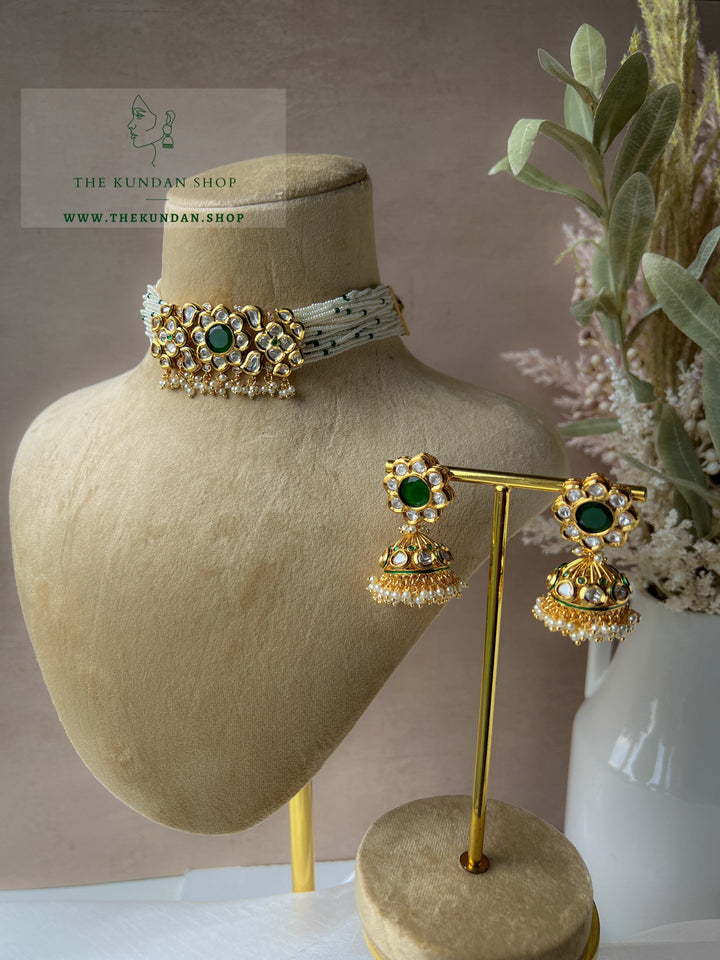 Saintly Florals in Kundan Necklace Sets THE KUNDAN SHOP 