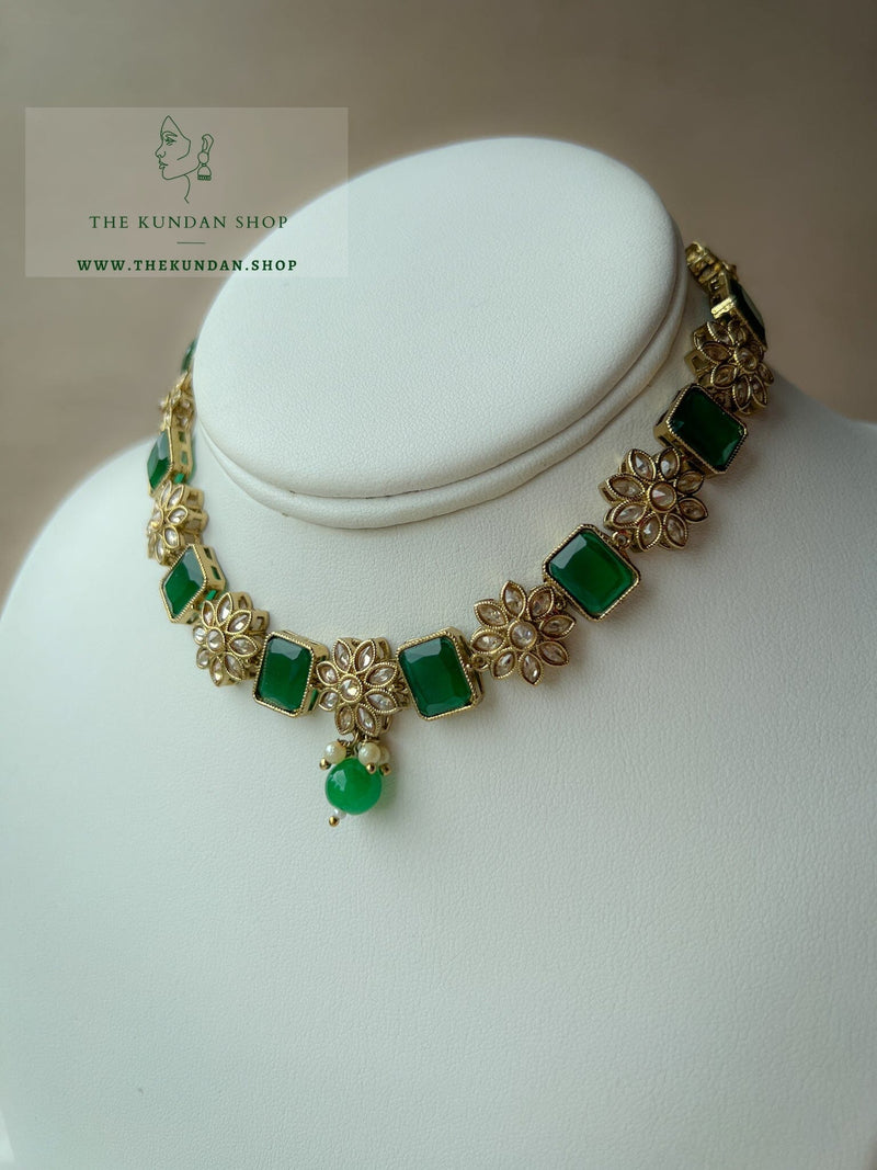Private in Green Necklace Sets THE KUNDAN SHOP 
