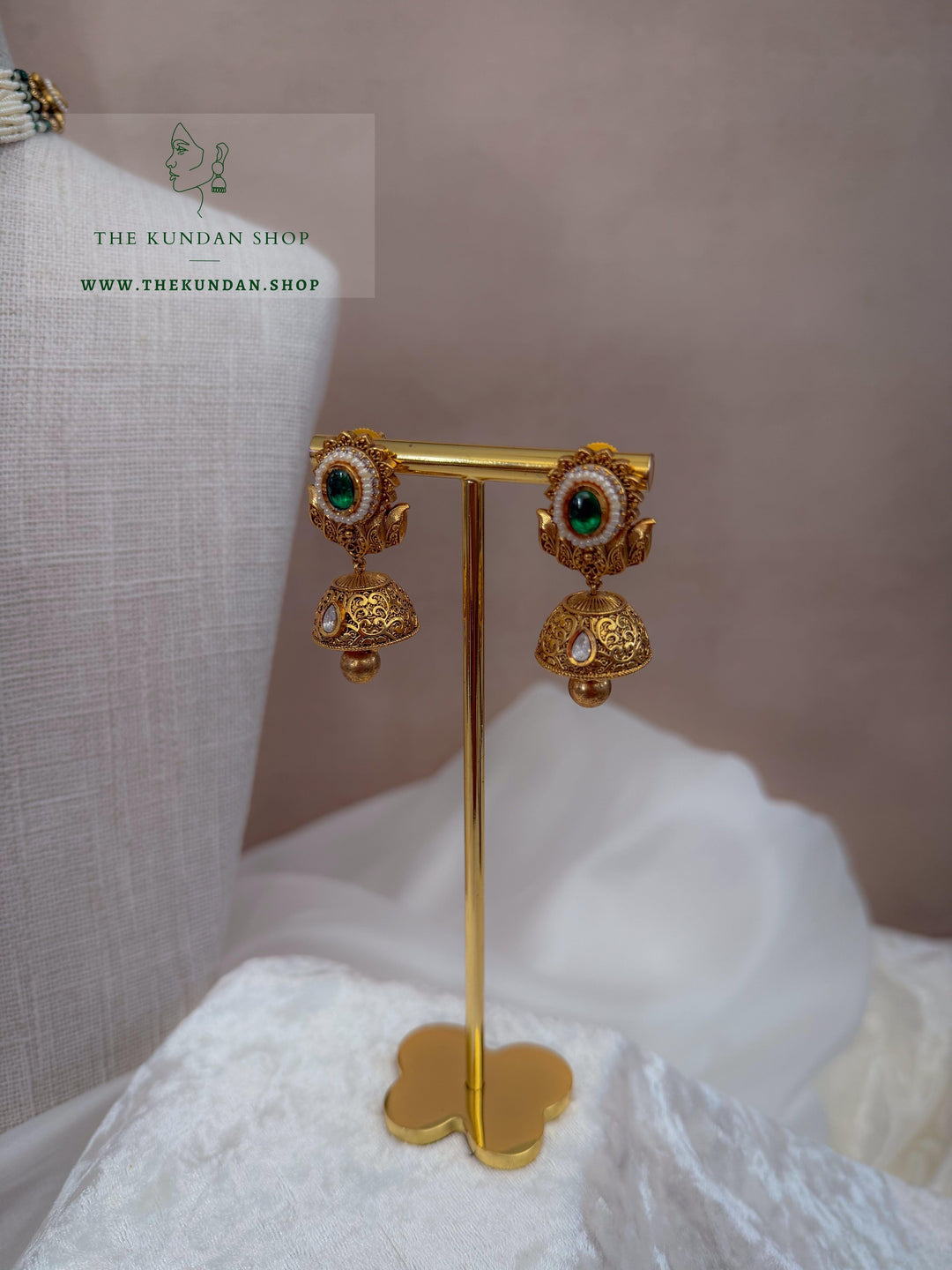 Unspoken // Green Necklace Sets THE KUNDAN SHOP 