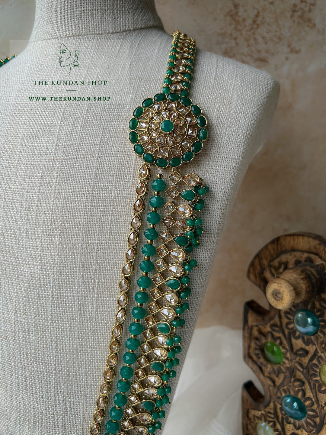 My Story in Green Necklace Sets THE KUNDAN SHOP 