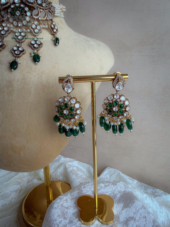 To Desire // Green Necklace Sets THE KUNDAN SHOP 