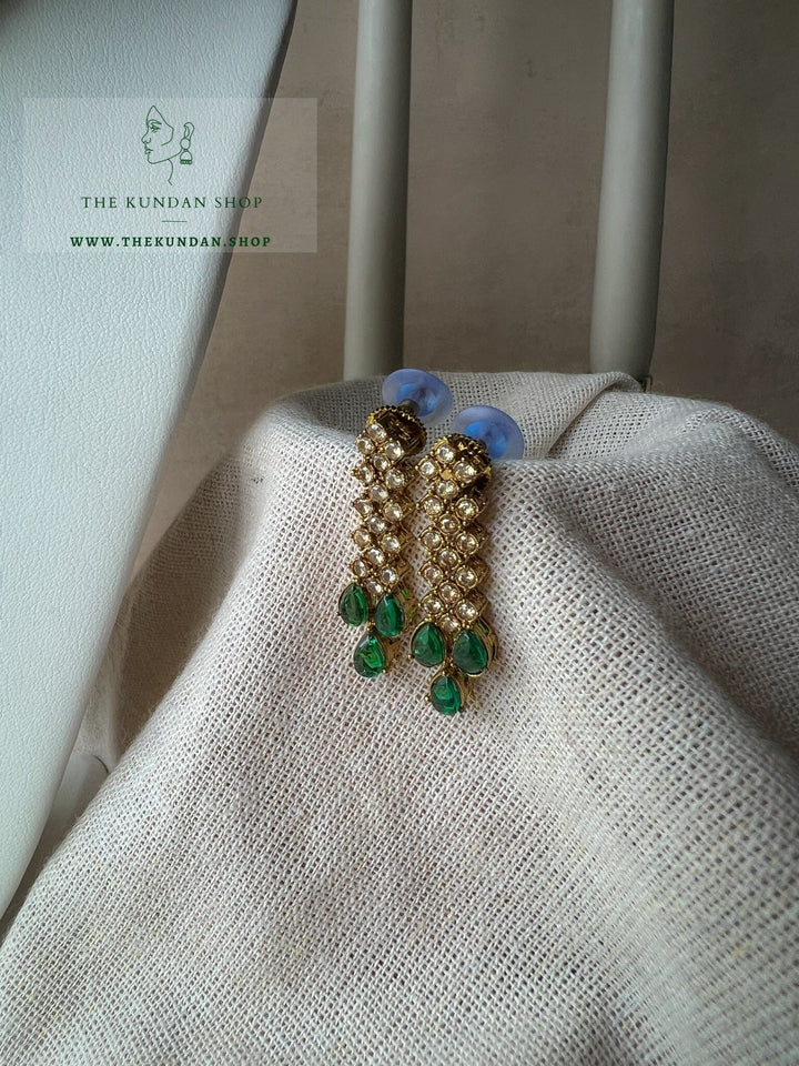 Nominal Polki in Green Necklace Sets THE KUNDAN SHOP 