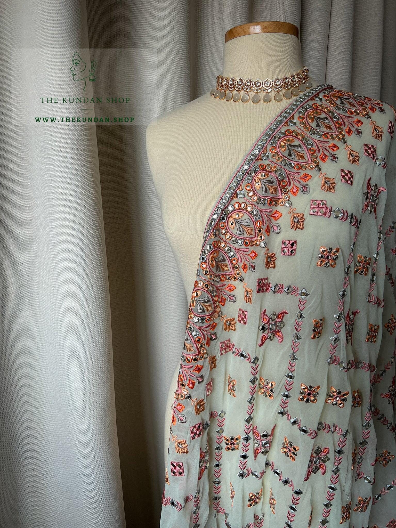 Shine in Mint Dupatta Dupatta THE KUNDAN SHOP 