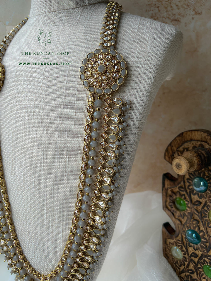My Story in Grey Necklace Sets THE KUNDAN SHOP 