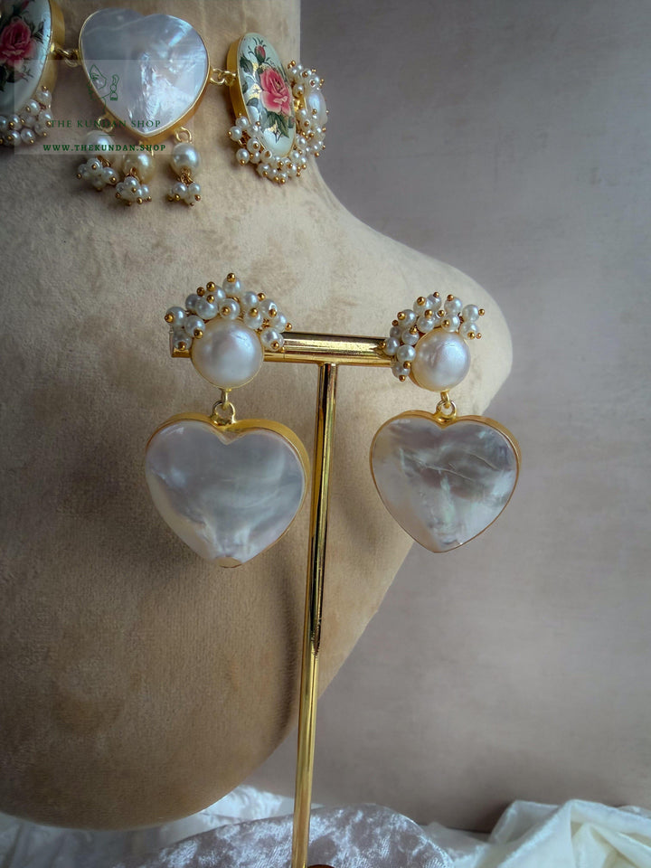Affection in Mother of Pearl Necklace Sets THE KUNDAN SHOP 