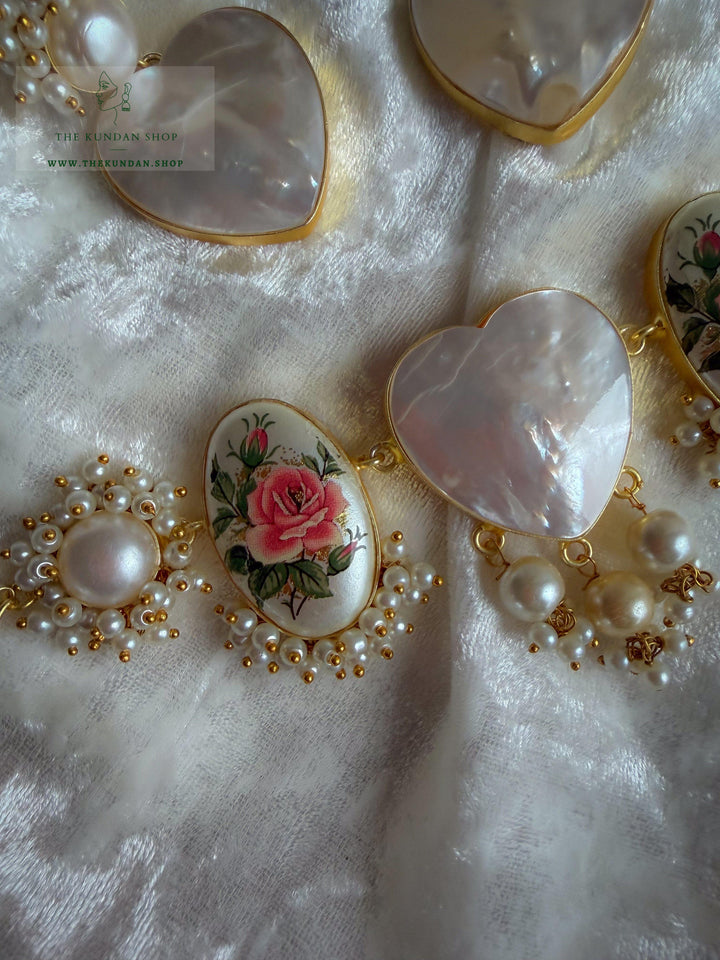 Affection in Mother of Pearl Necklace Sets THE KUNDAN SHOP 