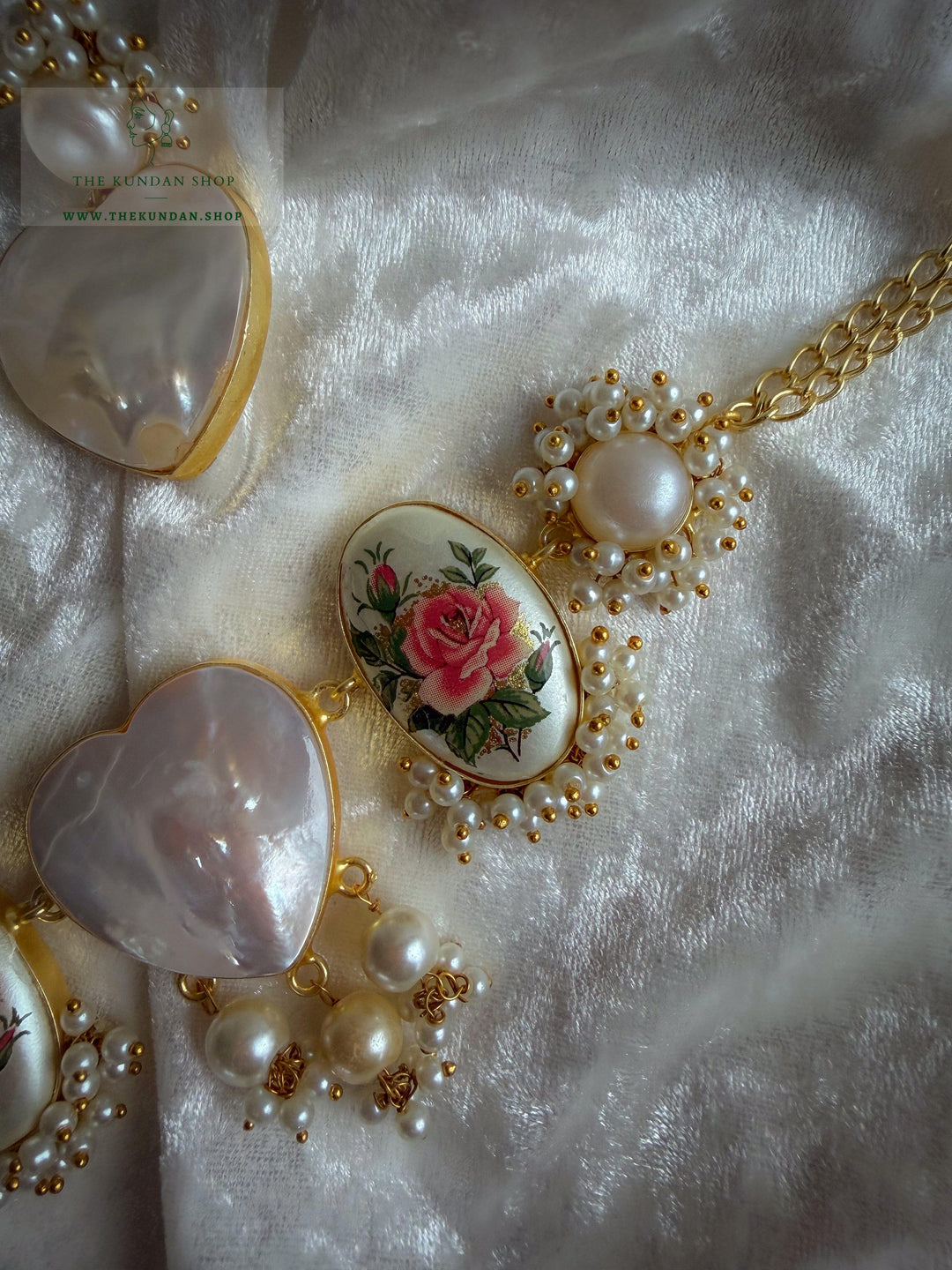 Affection in Mother of Pearl Necklace Sets THE KUNDAN SHOP 