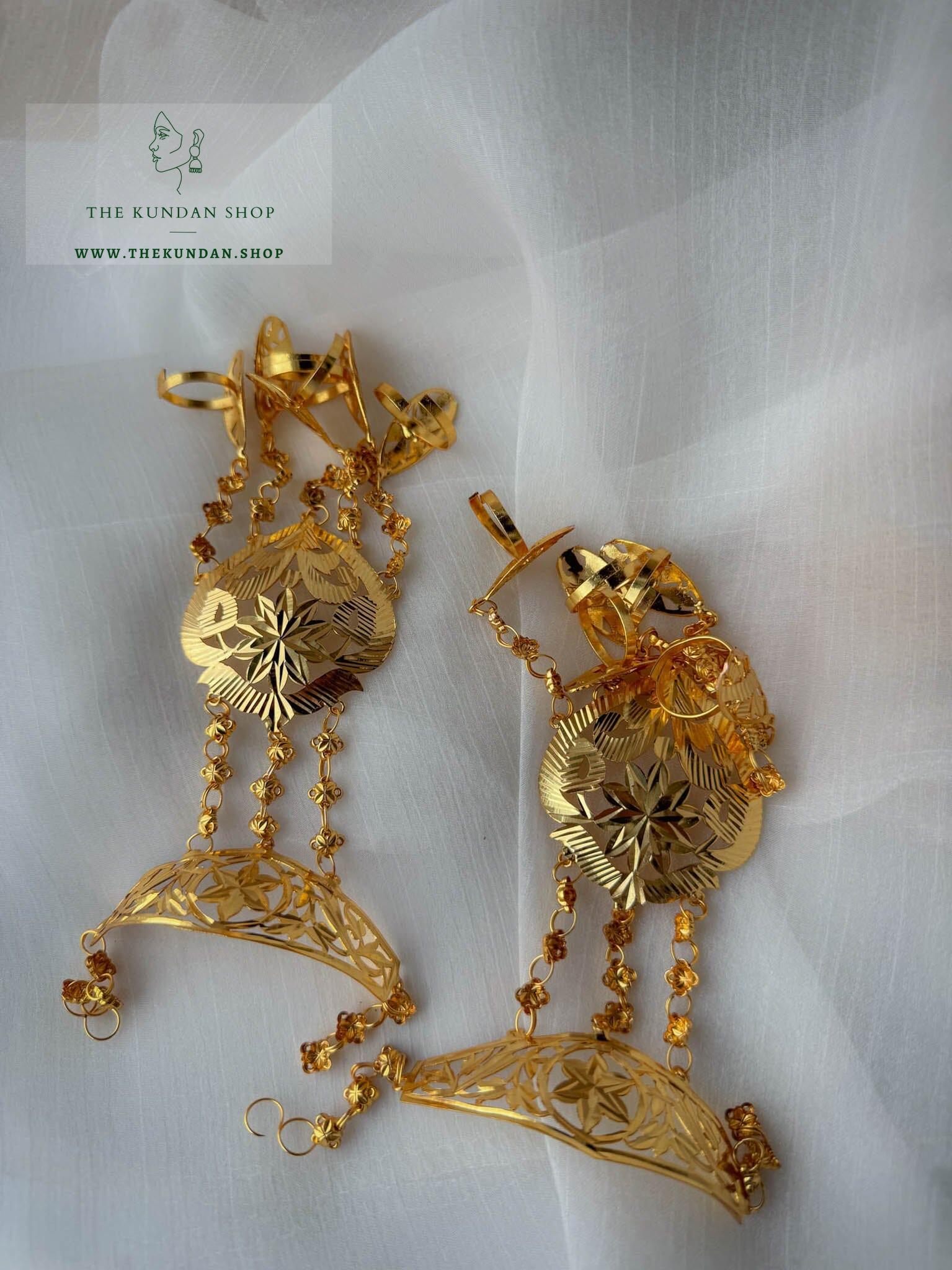 Old Tradition // Bridal Haathphool (Single Piece) Ring THE KUNDAN SHOP 