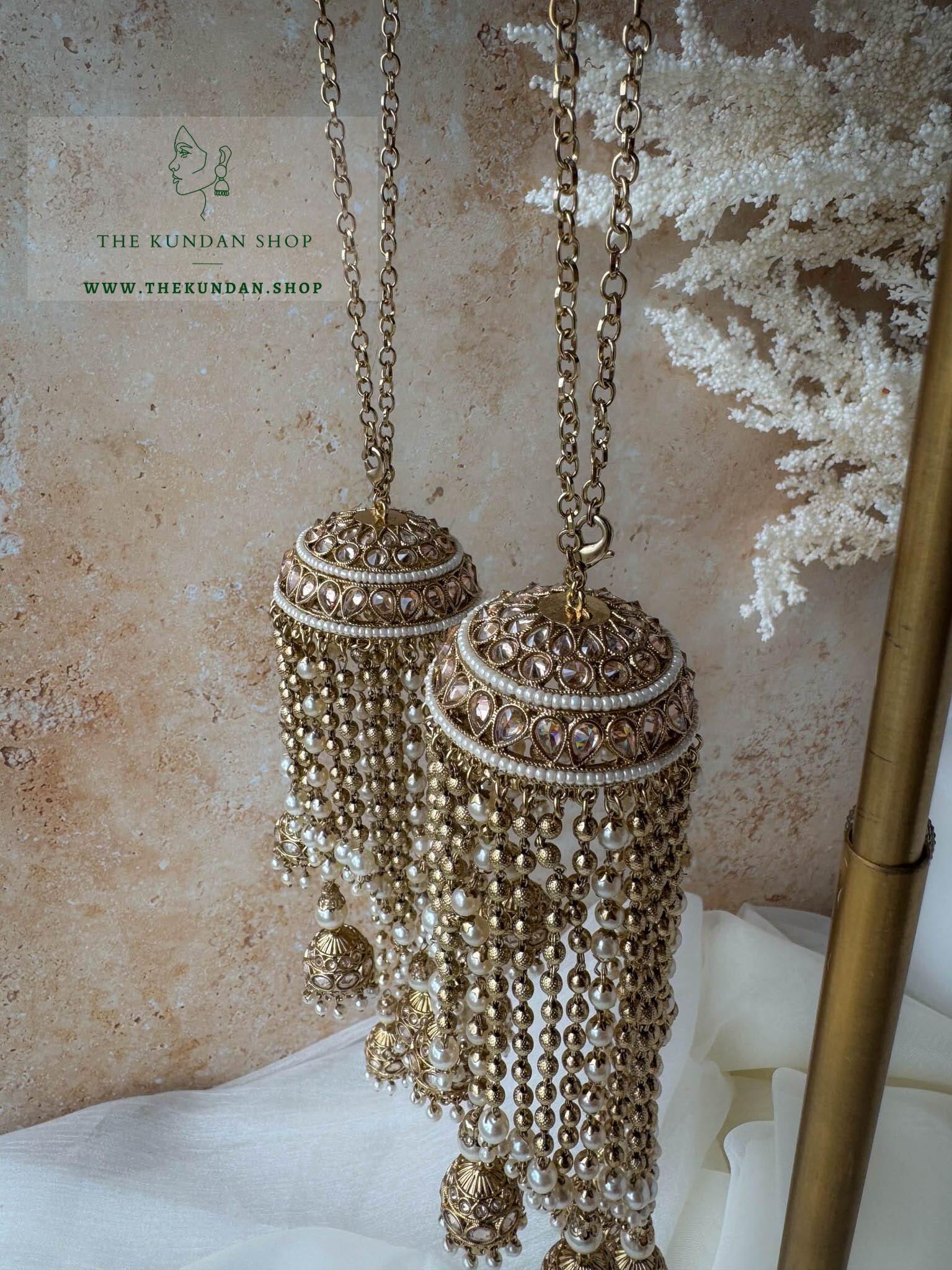 Jhumki Ends in Polki // Kaleeray Kaleeray THE KUNDAN SHOP 