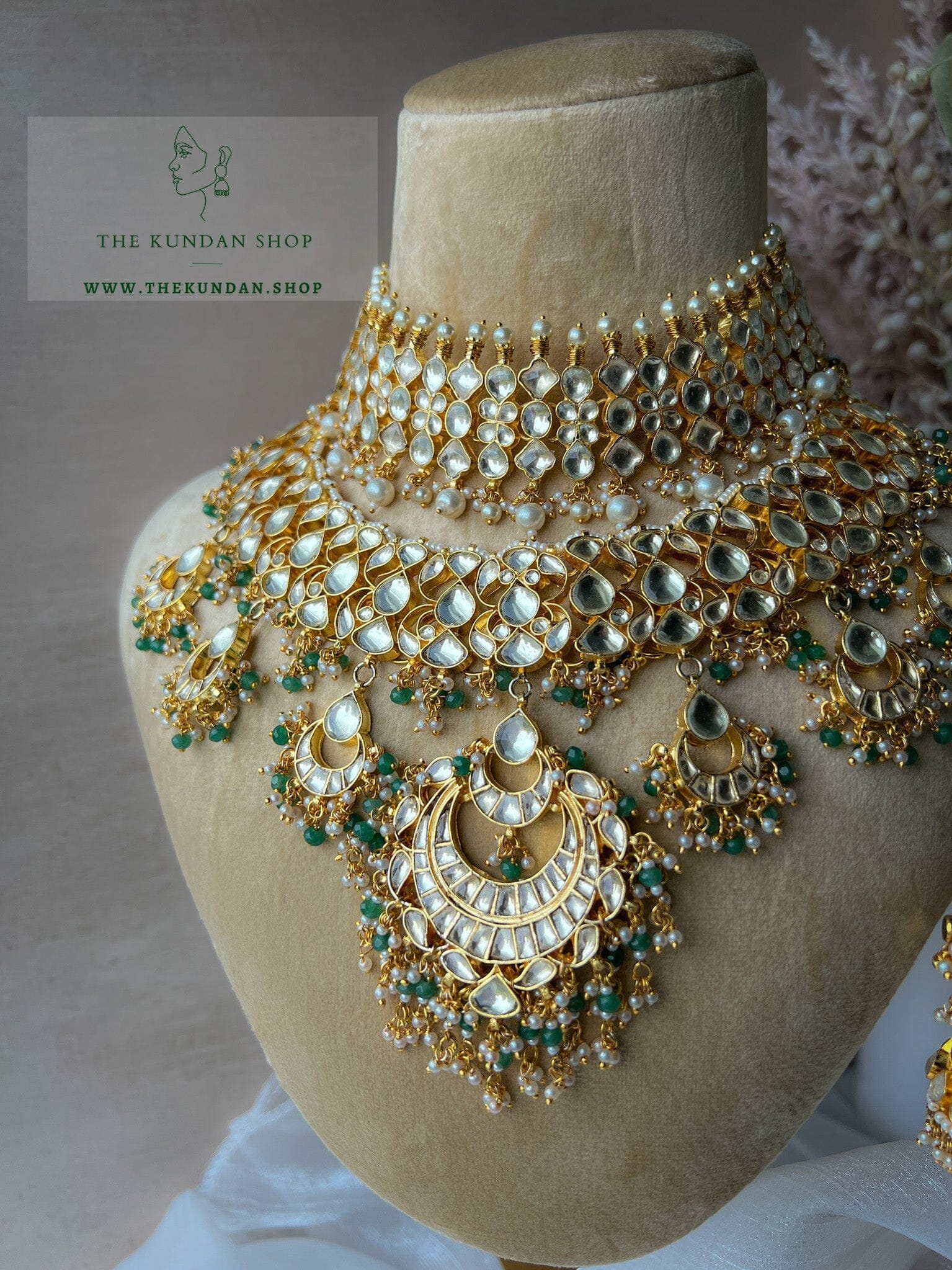Handled in Kundan Necklace Sets THE KUNDAN SHOP 
