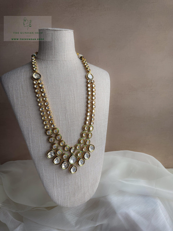 Glistened Stones // Kundan Pendant Grooms Mala THE KUNDAN SHOP 