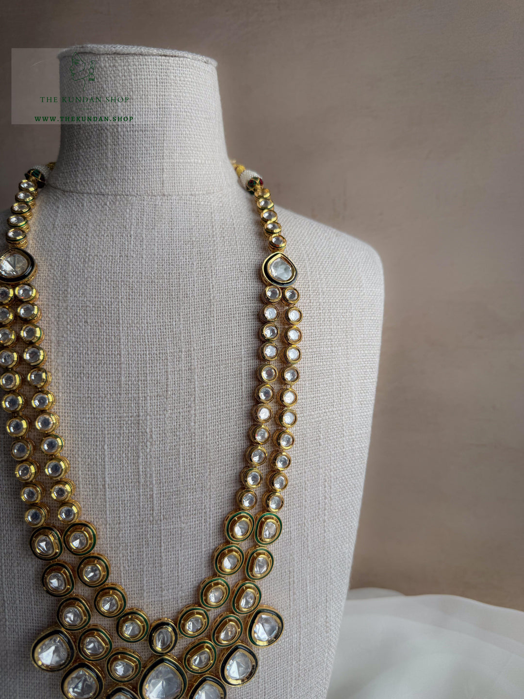 Glistened Stones // Kundan Pendant Grooms Mala THE KUNDAN SHOP 
